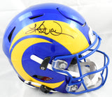 Kurt Warner Autographed Rams F/S 2026 Speedflex Helmet - Beckett W Hologram