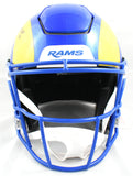 Torry Holt Autographed Rams F/S Speedflex Helmet - Beckett W Hologram
