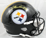 Rod Woodson Autographed Pittsburgh Steelers F/S Speed Helmet - Beckett W Holo
