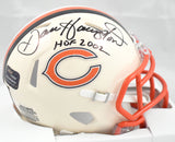 Dan Hampton Autographed Chicago Bears Retro Speed Mini Helmet w/HOF - Prova