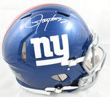 Lawrence Taylor Autographed New York Giants F/S Speed Authentic Helmet Beckett W