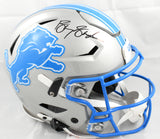 Barry Sanders Autographed Detroit Lions F/S Speedflex Helmet - Beckett W Holo