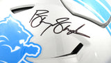 Barry Sanders Autographed Detroit Lions F/S Speedflex Helmet - Beckett W Holo