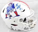 Rob Gronkowski Signed New England Patriots F/S 82-89 Speedflex Helmet Beckett W