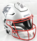 Rob Gronkowski Autographed New England Patriots F/S Speedflex Helmet - Beckett W