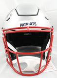 Rob Gronkowski Autographed Patriots F/S Speedflex Helmet - Beckett W Holo *Side