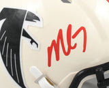 Michael Vick Autographed Atlanta Falcons Retro Speed Mini Helmet- Beckett W Holo