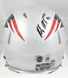 Rob Gronkowski Autographed New England Patriots Speed Mini Helmet - Beckett W