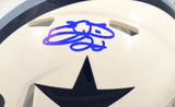 Emmitt Smith Autographed Dallas Cowboys Retro Speed Mini Helmet - Beckett W Holo