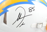 Antonio Gates Autographed Chargers F/S Speed Authentic Helmet - Beckett W Holo