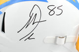 Antonio Gates Autographed Chargers F/S Speed Helmet - Beckett W Hologram