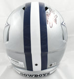 Drew Pearson Autographed Dallas Cowboys F/S Speed Helmet w/HOF - Beckett W Holo