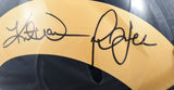 Warner Faulk Holt Bruce Autographed Rams F/S Speed Helmet - Beckett W Holo