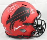 Kelly Thomas Reed Signed Buffalo Bills F/S Rave Speed Authentic Helmet Beckett W