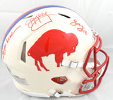 Kelly Thomas Reed Signed Buffalo Bills F/S Retro Speed Authentic Helmet Beckett
