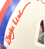 Kelly Thomas Reed Signed Buffalo Bills F/S Retro Speed Authentic Helmet Beckett