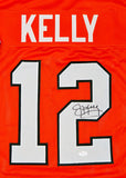 Jim Kelly Autographed Orange College Style Jersey- JSA W Authenticated