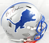 Barry Sanders Signed Detroit Lions F/S 83-02 Speed Authentic Helmet - Beckett W