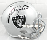 Bo Jackson Autographed Raiders F/S Speed Helmet - Beckett W Hologram