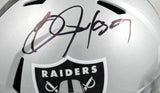 Bo Jackson Autographed Raiders F/S Speed Helmet - Beckett W Hologram