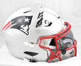 Rob Gronkowski Autographed Patriots Mid-Size SpeedFlex Helmet - Beckett W Holo