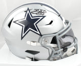 Emmitt Smith Autographed Dallas Cowboys Mid-Size SpeedFlex Helmet Beckett W Holo
