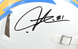 LaDainian Tomlinson Autographed Chargers F/S Speed Authentic Helmet - Beckett W