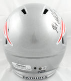 Rob Gronkowski Autographed New England Patriots F/S Speed Helmet- Beckett W Holo