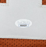 Colin Simmons Autographed Orange College Style Jersey - JSA
