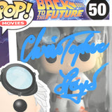 Christopher Lloyd Autographed Back to the Future Funko Pop #50 - Beckett W Holo