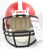 T.J. Watt Autographed Wisconsin Badgers F/S Helmet - JSA W