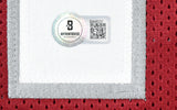Carson Beck Autographed Red Pro Style Jersey - Beckett W Hologram