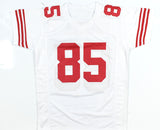 George Kittle Autographed White Pro Style Jersey - Beckett W Hologram