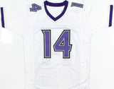 Kyle Hamilton Autographed White Pro Style Jersey - JSA W Holo