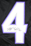 Kyle Hamilton Autographed Black Pro Style Jersey - JSA W Holo