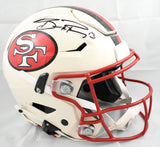 Brock Purdy Autographed San Francisco 49ers F/S Retro Speedflex Helmet-Beckett W
