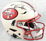 George Kittle Signed San Francisco 49ers F/S Retro Speedflex Helmet - Beckett W