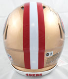 George Kittle Autographed 49ers F/S Speed Authentic Helmet - Beckett W Hologram