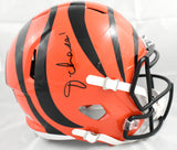 Ja'Marr Chase Autographed Cincinnati Bengals F/S Speed Helmet - Beckett