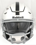 Brock Bowers Signed Las Vegas Raiders Mid-Size SpeedFlex Helmet - Beckett W Holo
