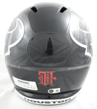 Nico Collins Autographed Houston Texans F/S Speed Helmet - Beckett W Hologram