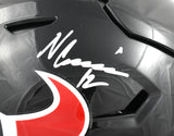 Nico Collins Autographed Houston Texans F/S Speedflex Helmet - Beckett W Holo