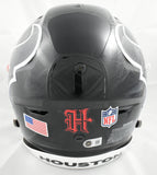 Nico Collins Autographed Houston Texans F/S Speedflex Helmet - Beckett W Holo