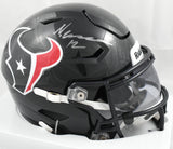 Nico Collins Autographed Houston Texans Mid-Size SpeedFlex Helmet-Beckett W Holo
