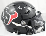Kayshon Boutte Autographed Houston Texans Mid-Size SpeedFlex Helmet - Beckett W