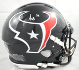 Kayshon Boutte Autographed Houston Texans F/S Speed Authentic Helmet- Beckett W