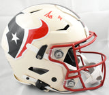 Kayshon Boutte Autographed Texans F/S Retro Speedflex Helmet - Beckett W Holo