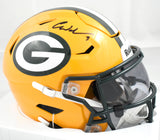 Christian Watson Signed Green Bay Packers Mid-Size SpeedFlex Helmet - Beckett W