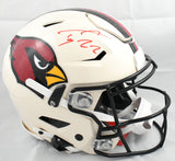 Tyler Allgeier Signed Arizona Cardinals F/S Retro Speedflex Helmet - Beckett W