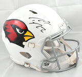 Tyler Allgeier Signed Arizona Cardinals F/S Speed Authentic Helmet - Beckett W